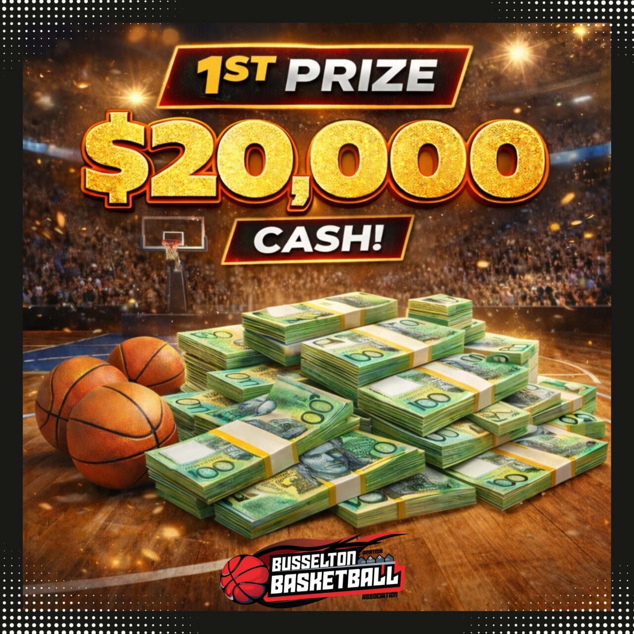 Win 20K Cash Raffle – Busselton Basketball Association